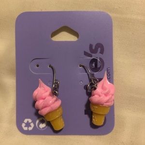 Lot of girls earrings and one bracelet